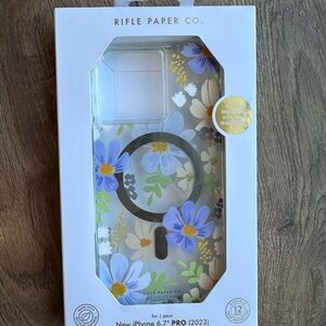 Rifle Paper Co. iPhone 6.7" Pro Case - Purple and Green Floral